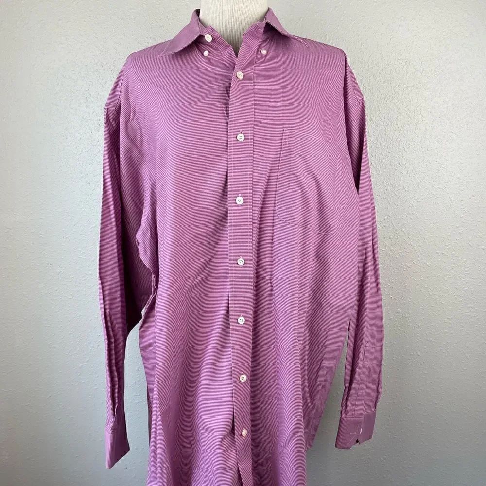 Daniel Cremieux Definitive Button Down Dress Shirt Size XL EUC